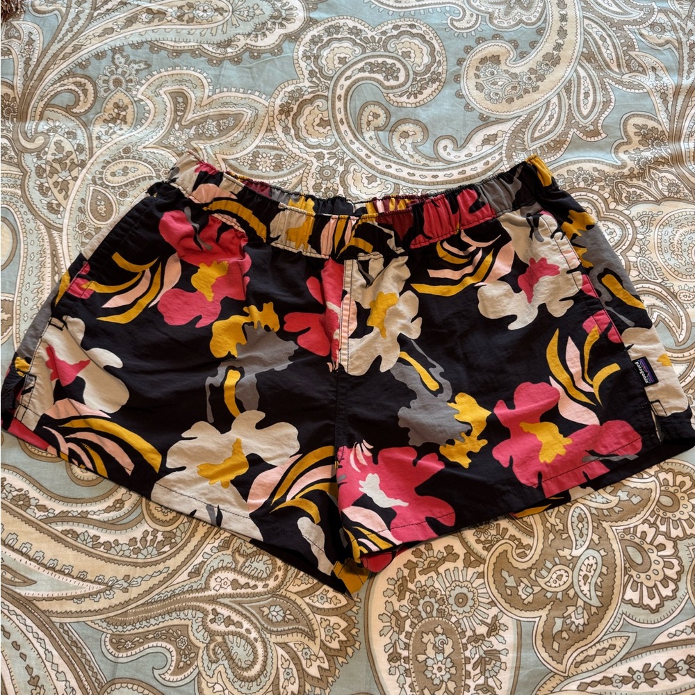 Patagonia Women's Floral Athletic Shorts - Multicolor
